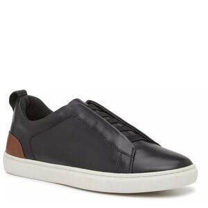 Vince Camuto Men's Caene Slip-on Sneaker, Black, 8‎